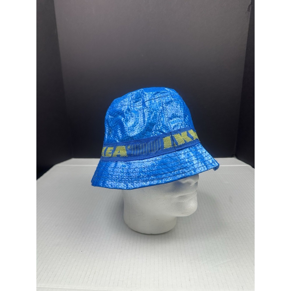 IKEA Knorva Frakta Bucket Hat Unisex Blue Limited Edition Rain Protection M/L